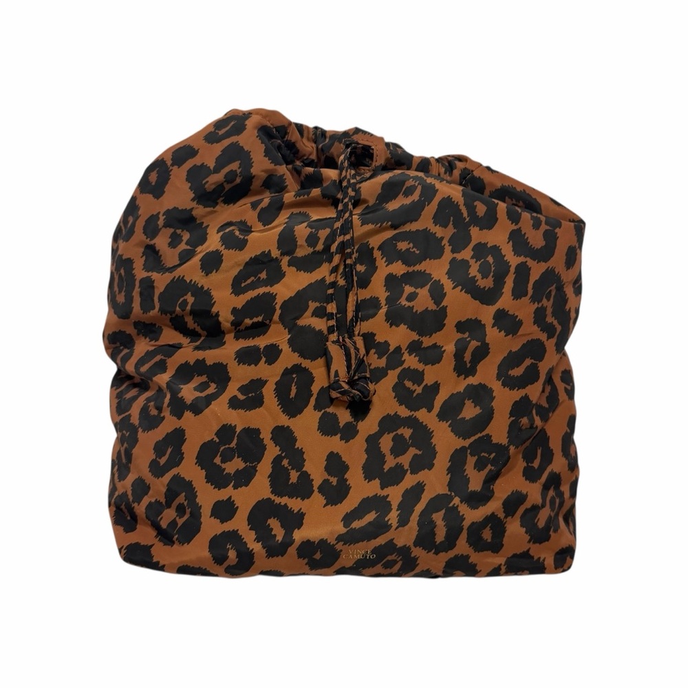 Vince Camuto Brown/Black Animal Print Backpack